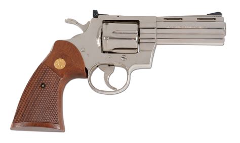 lot detail  colt python  magnum revolver