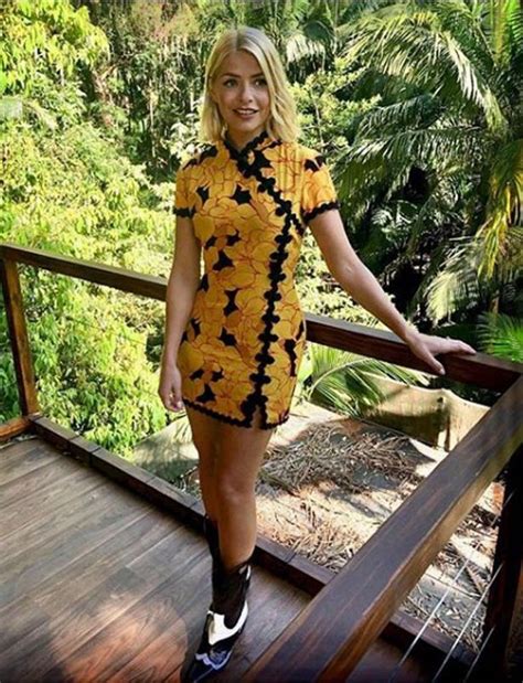 I M A Celebrity Holly Willoughby S Eye Watering Boots And Mini Dress