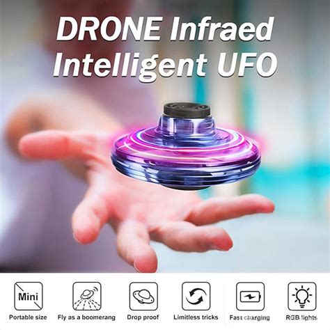 flynova flying spinning athletic decompression toy gyro rotator drone