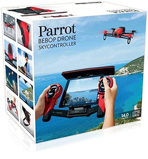 parrot bebop drohne parrot skycontroller rot  roboter fuer haus und garten