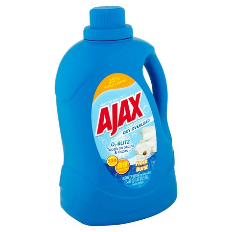 ajax oxy overload fresh burst concentrated laundry detergent  loads  fl oz walmartcom