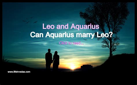 Aquarius Man Leo Woman Pros And Cons 🍓leo Man And Aquarius Woman Love
