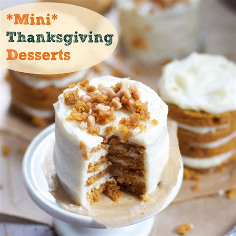 14 mini thanksgiving desserts recipes for small desserts