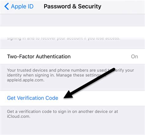 generate  verification code  apple  factor authentication
