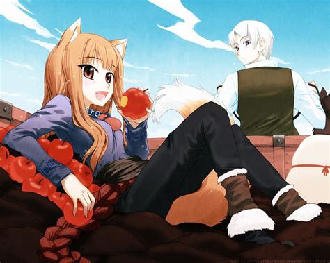 ~another Lazy Day~ Apple Wagon Anime Kraft Lawrence Holo Sky