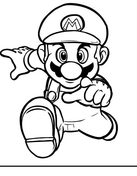 mario face coloring page coloring pages
