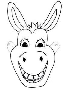 donkey mask printable bing images  images donkey mask mask