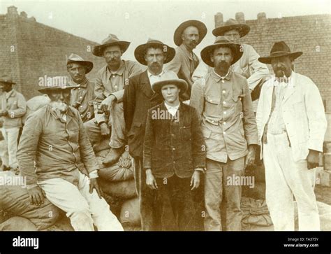 boer men working  german colonialists  german south west africa stock photo alamy