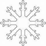 Coloring Snowflake Pages sketch template