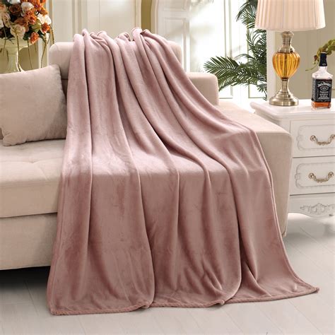 cm  solid pink blanket throws  bedsofaairtravel high