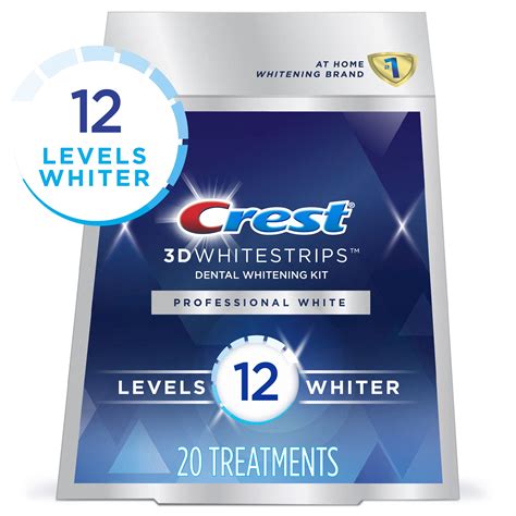 crest  whitestrips professional white teeth whitening kit  strips walmartcom