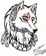 Wolf Tribal Native Head Wolves Tattoo Drawing Drawings American Coloring Pages Tattoos Designs Line Deviantart Cool Fanpop Getdrawings Poems Spirit sketch template
