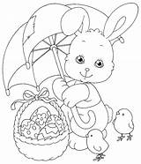 Pasqua Colorare Coniglio Coniglietto Pages Pasquale Disegno Uova Ausmalbilder Ombrello Cestino Osterkorb Ostern Pasquali Coniglietti Ausmalbild Osternest Conigli Scuola Sheets sketch template