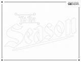 Season Tis Stencil Wall Outline Coloring Celebrations Holidays Printable sketch template
