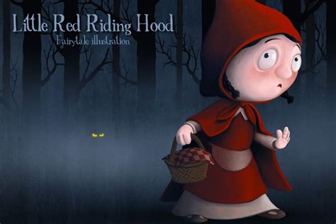 little red riding hood custom designed illustrations ~ creative market