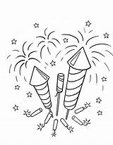 Fireworks Coloring Firecrackers Firecracker Drawing Firework July Draw 4th Sheets Drawn Getdrawings Printable Colornimbus Fourth Happy Choose sketch template