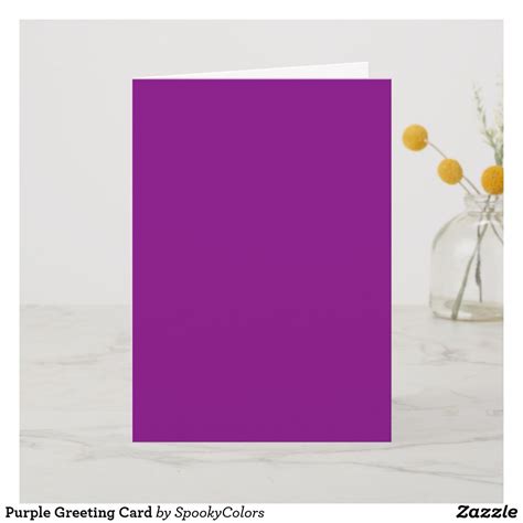 purple greeting card zazzlecom greeting cards custom greeting