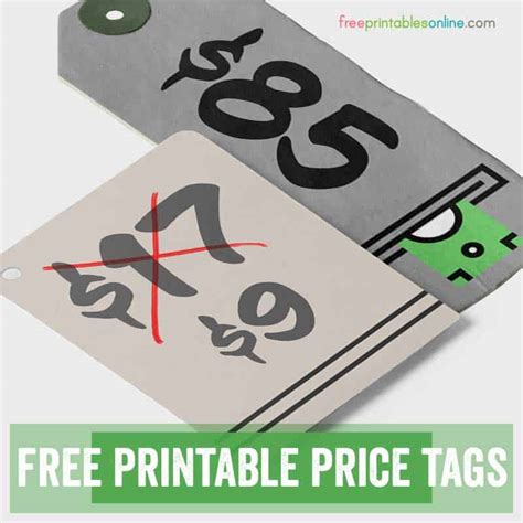 printable price tags   printables