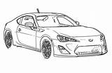Scion Frs Coloring Pages Template sketch template