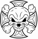 Iron Dragoart Skulls Clipartbest sketch template