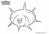 Silcoon Coloring Pages Pokemon Printable Kids sketch template