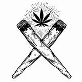 Cannabis Blunt Marijuana Tattoos Zeichnung Hanfblatt Maconha Clipartkey Symmetry Monochrome Kunstwerk Schwarze Gemeinsame Mejores Clipartmag Kiffer Pngwing Crossed sketch template