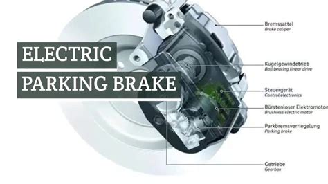 electric parking brake epb components working principle  types youtube