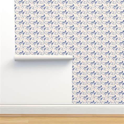 unicorns  stars  art wallpaper spoonflower
