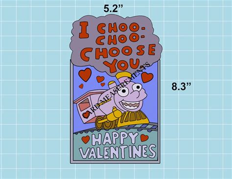 diy printable  choo choo choose  valentines day digital  etsy