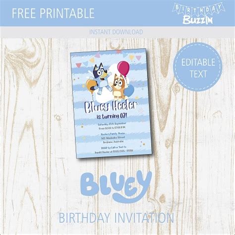 bluey birthday party printables archives birthday buzzin