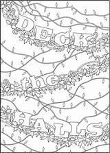 Coloring Pages Christmas Publications Dover Welcome Choose Board sketch template