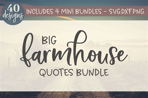farmhouse quotes bundle svg file