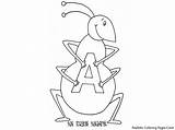 Coloring Pages Alphabet Print Color Letters Kids Printable Preschool Letter Ant Colouring Sheets Choose Board sketch template