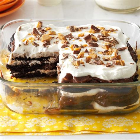 double chocolate toffee icebox cake recipe dessert recipes easy