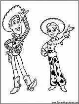 Coloring Woody Pages Jessie Toy Story Disney Cartoon Colouring Sheets Printable Buzz Toystory Color Kids Easy Popular Print Coloringhome Fun sketch template