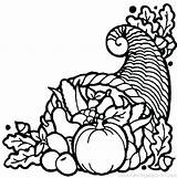 Harvest Coloring Fall Pages Getdrawings sketch template