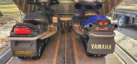 yamaha rx  er  ski doo ss  karavan snowmobile package