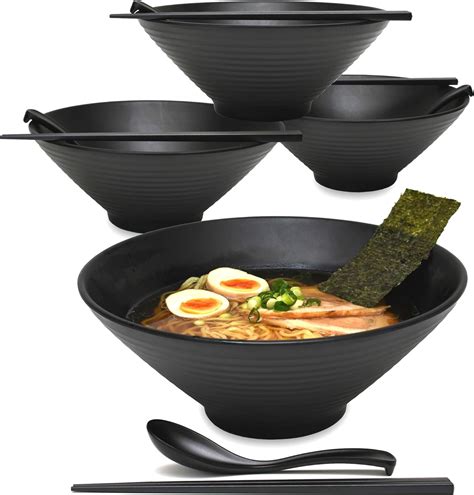 sets  piece  milliliters large japanese ramen noodle soup