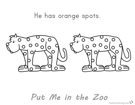 put    zoo coloring pages orange spots  printable coloring