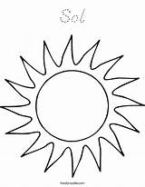 Coloring Sun Sunshine Sol Miss Built California Usa Outline Favorites Login Add Twistynoodle Noodle sketch template