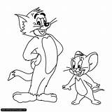 Tom Jerry Coloring Pages Color Printable Print sketch template