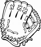 Honkbal Handschoen Glove Softball Mitt sketch template