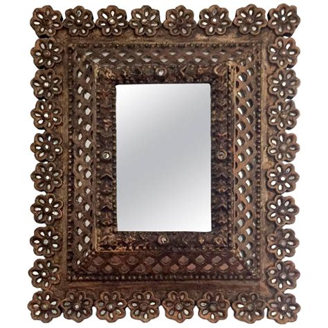 antique spanish colonial mirror  sale  stdibs