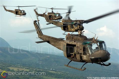 Fuerza Aérea Colombiana Moderniza Sus Helicópteros Uh 1h Huey Webinfomil