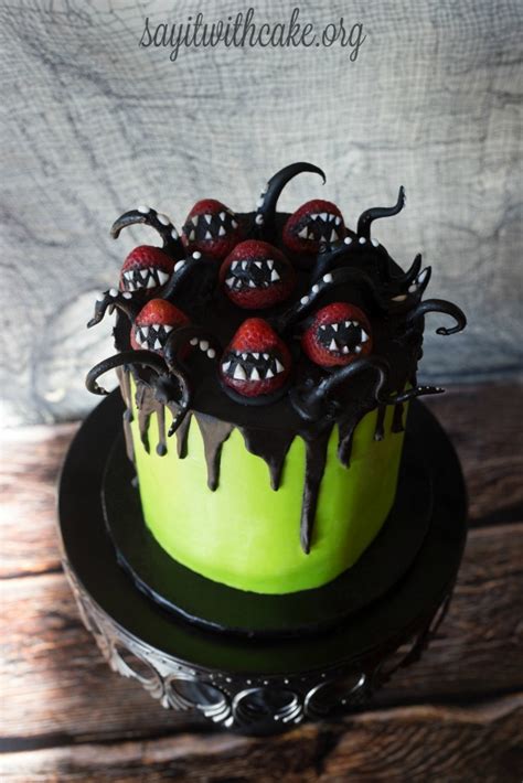 creepy halloween cake say it with cake