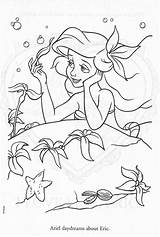 Coloring Pages Princess Disney Mermaid Ariel Printables Jpeg sketch template