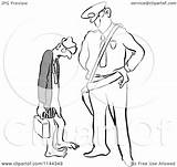 Security Guard Forgot Clipart Down Man Cartoon Pants Staring Who Coloring Pages Royalty His Picsburg Vector Template Illustration sketch template