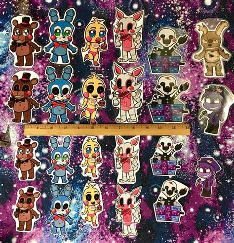 Five Nights At Freddy S Stickers And Keychains Five Nights