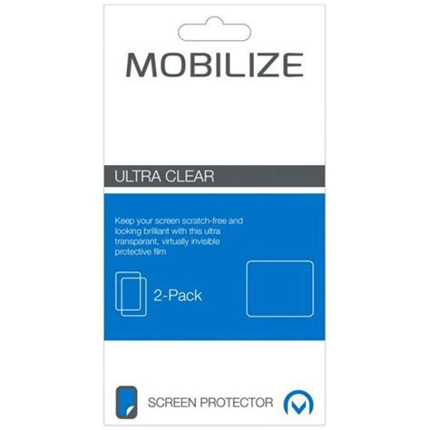 mobilize clear screenprotector apple iphone     pack belsimpel