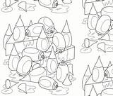 Coloring Food Spoonflower Fabric sketch template